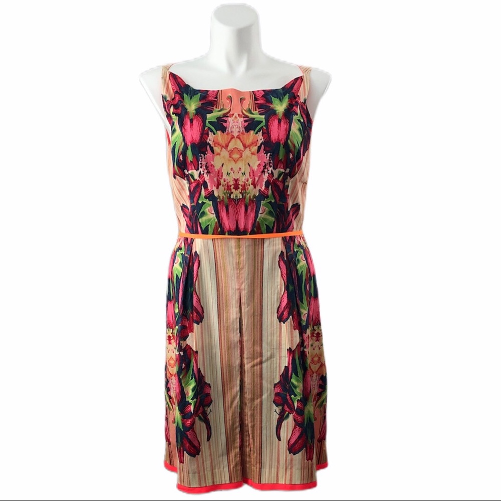 T Tahari Women’s Phoebe Sour Watermelon Dress